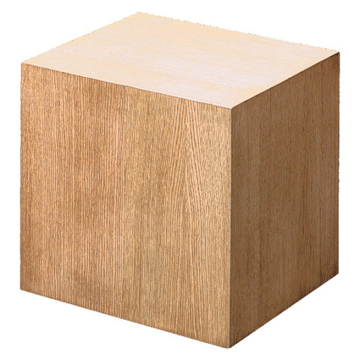 Stanley wooden cube table