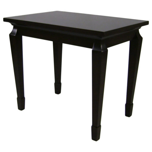 Black Winston Table with a rectangular top