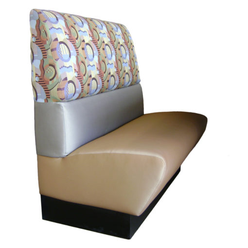 BD4 Booth with tan upholstery.